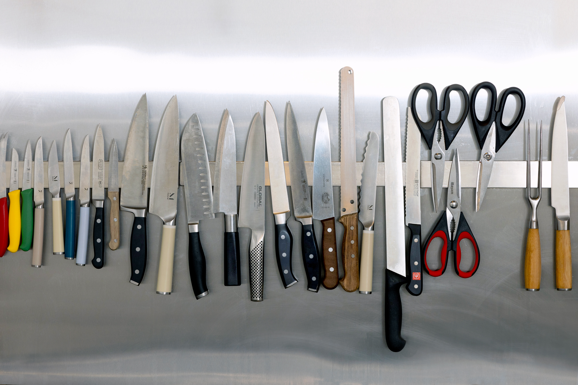Image of knives at Freshmade, professional food photography agency.