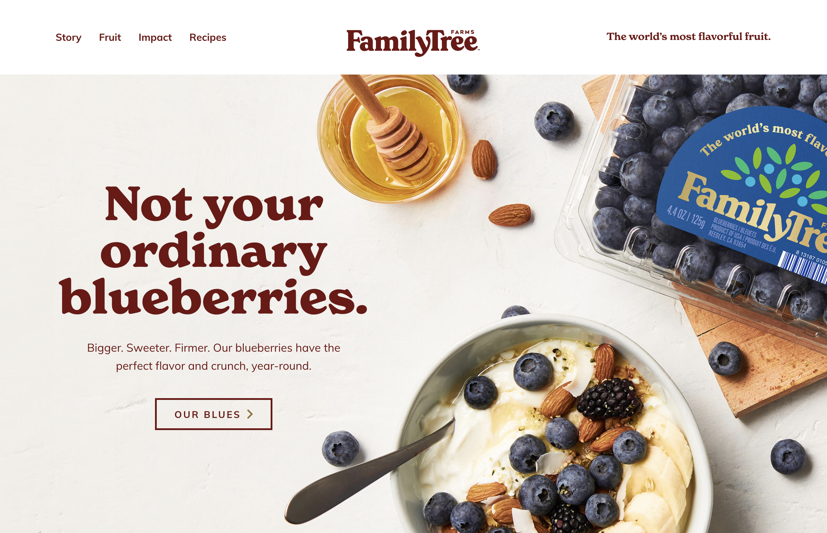 Family Tree Farms website design agency Freshmade